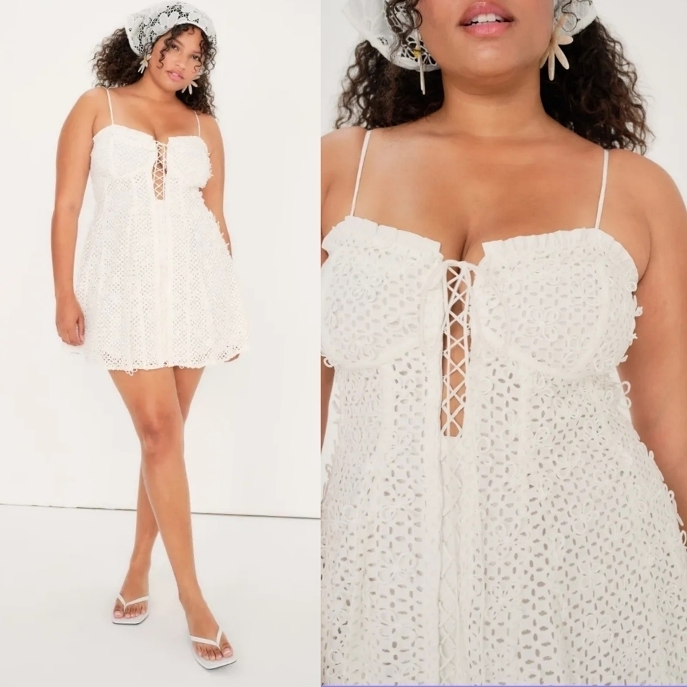 For Love & Lemons Cassie Corset Mini Dress